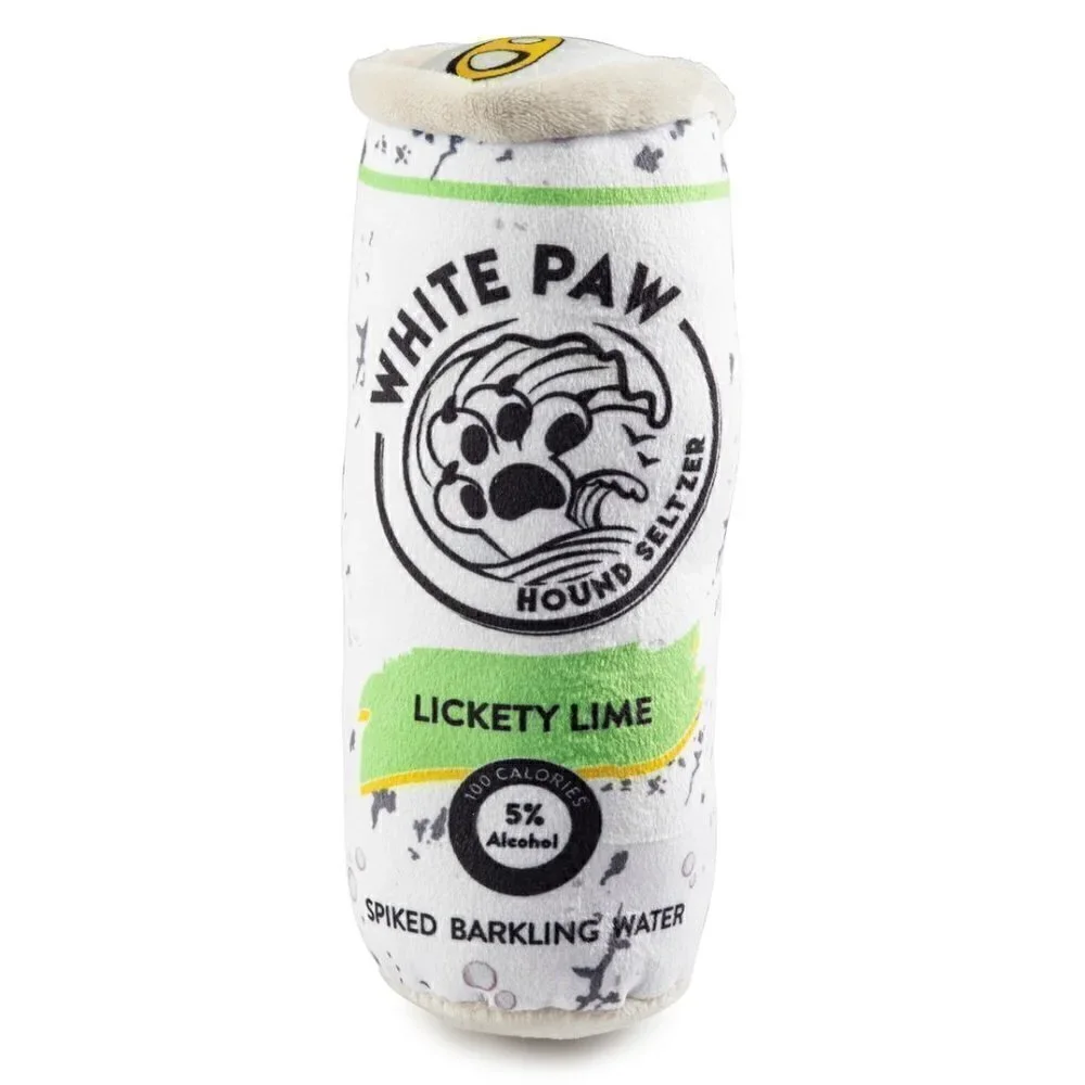 1 LEFT!! WHITE PAW LICKETY LIME DOG TOY